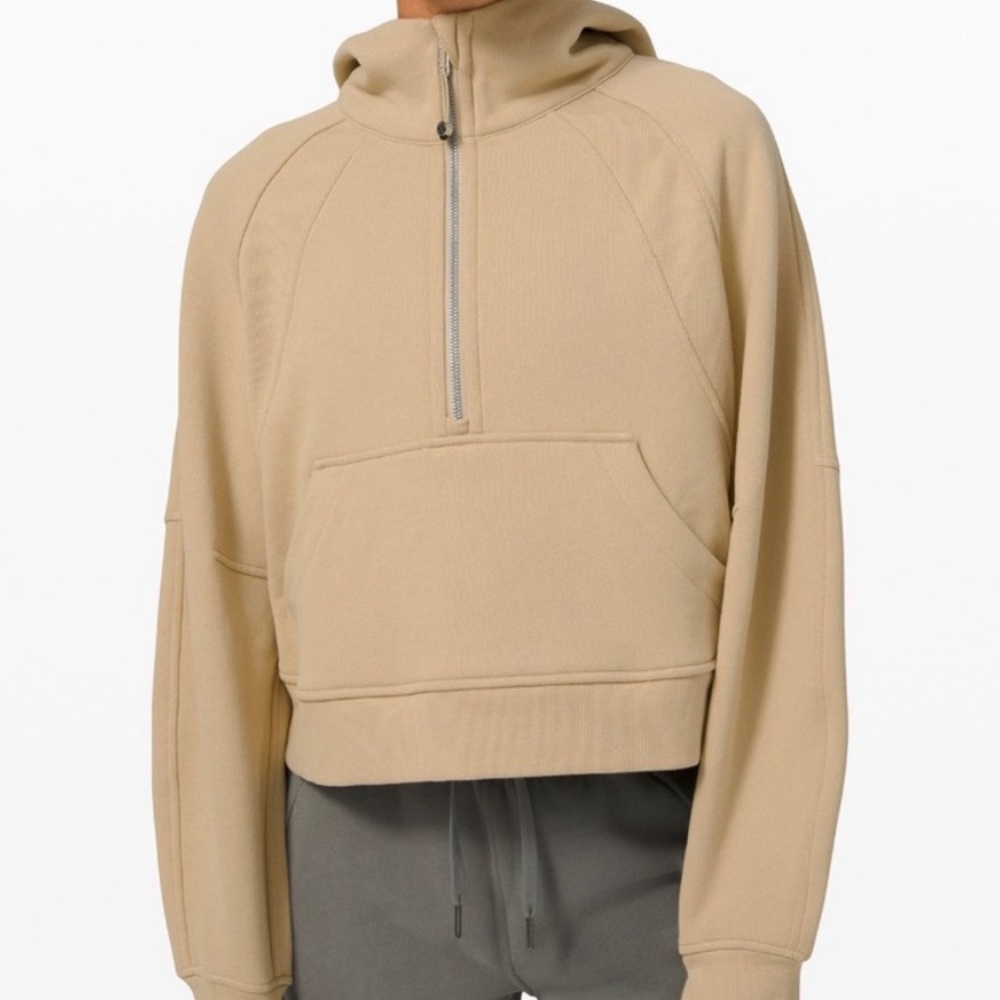Lululemon Scuba Oversized Half Zip Sz. XS/S color: Trench